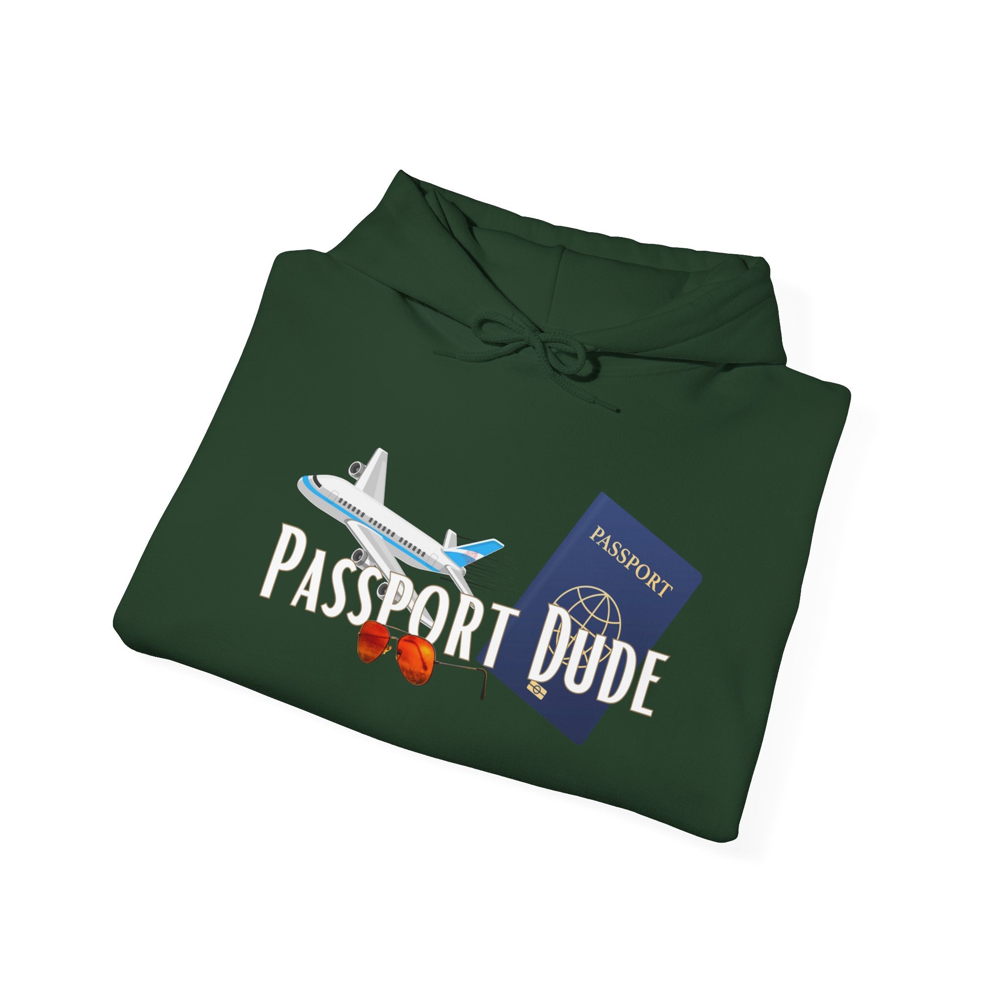 Passport Dude Unisex Heavy Blend™ Hooded Sweatshirt